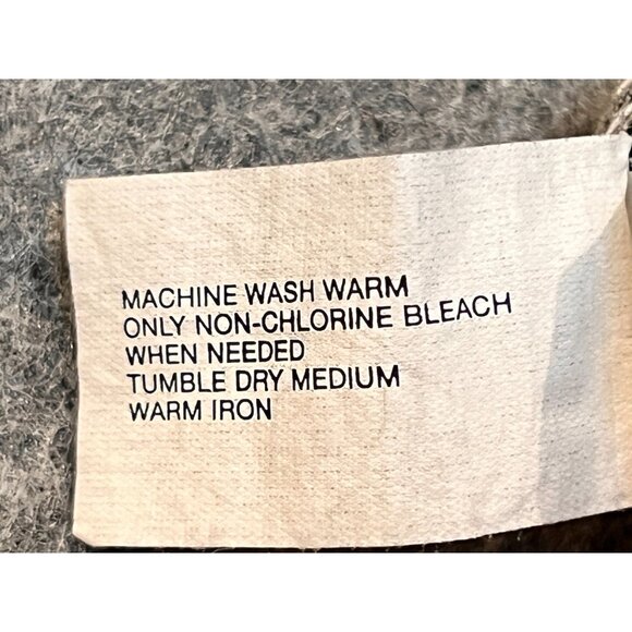 Gap Mens XL Black Denim Button-Up Shirt With Dual Chest Pockets & White Stitch - Picture 7 of 12